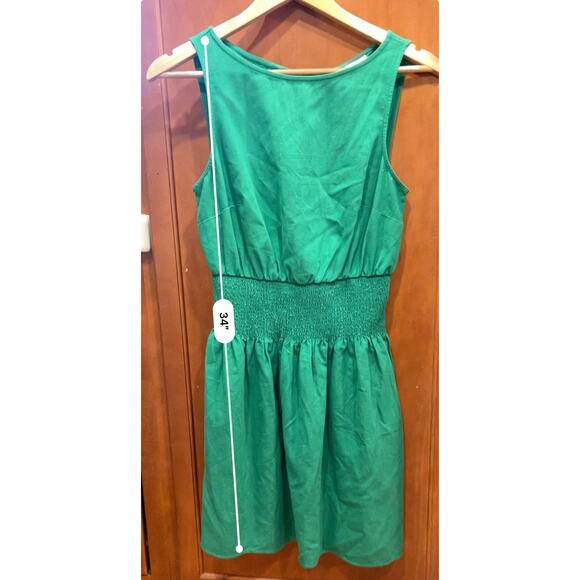 Universal Thread Women's Linen Mini Sundress - Green XS - Picture 5 of 5